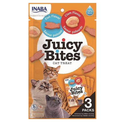 INABA Juicy Bites Ryba & Małże (33,9g)