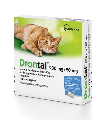 Drontal dla kotów (2 tabletki)