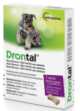 Drontal dog flavour (2 tabletki)