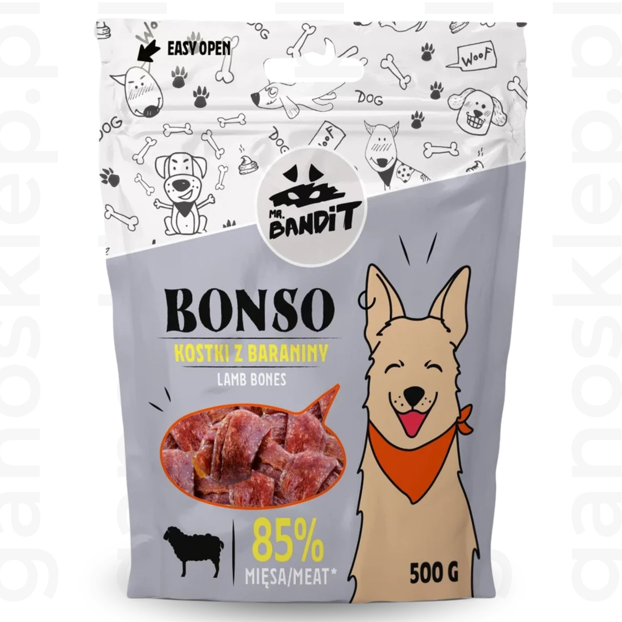 Mr.Bandit BONSO – kostki z baraniny (500g)