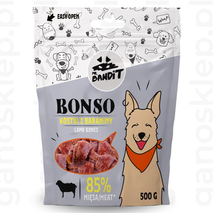 Mr.Bandit BONSO – kostki z baraniny (500g)