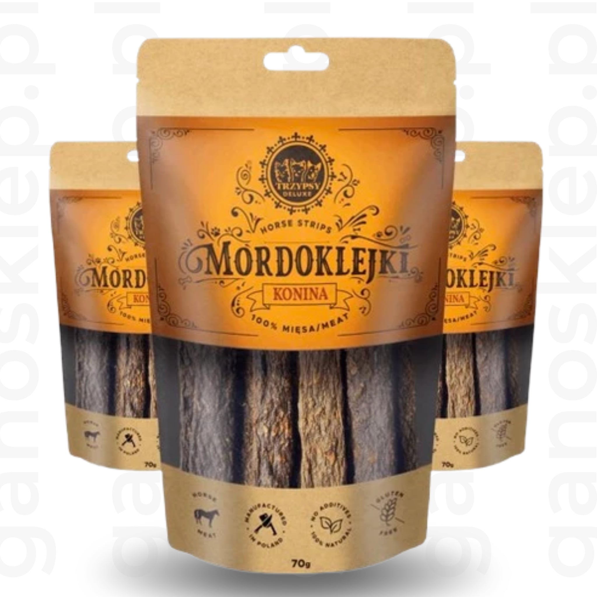Trzypsy Mordoklejki z koniny (70g)