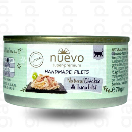 NUEVO Handmade filet z Kurczaka i Tuńczyka (70g) mokra karma dla kota