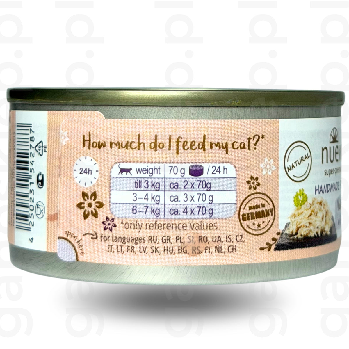 NUEVO Handmade filet Kurczaka z jajkiem (70g) mokra karma dla kota