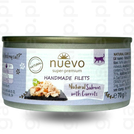 NUEVO Handmade Łosoś z marchewką (70g)