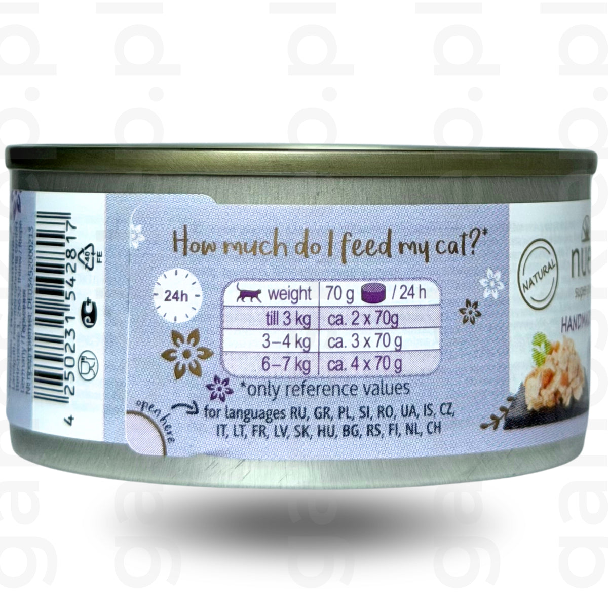 NUEVO Handmade Łosoś z marchewką (70g) mokra karma dla kota