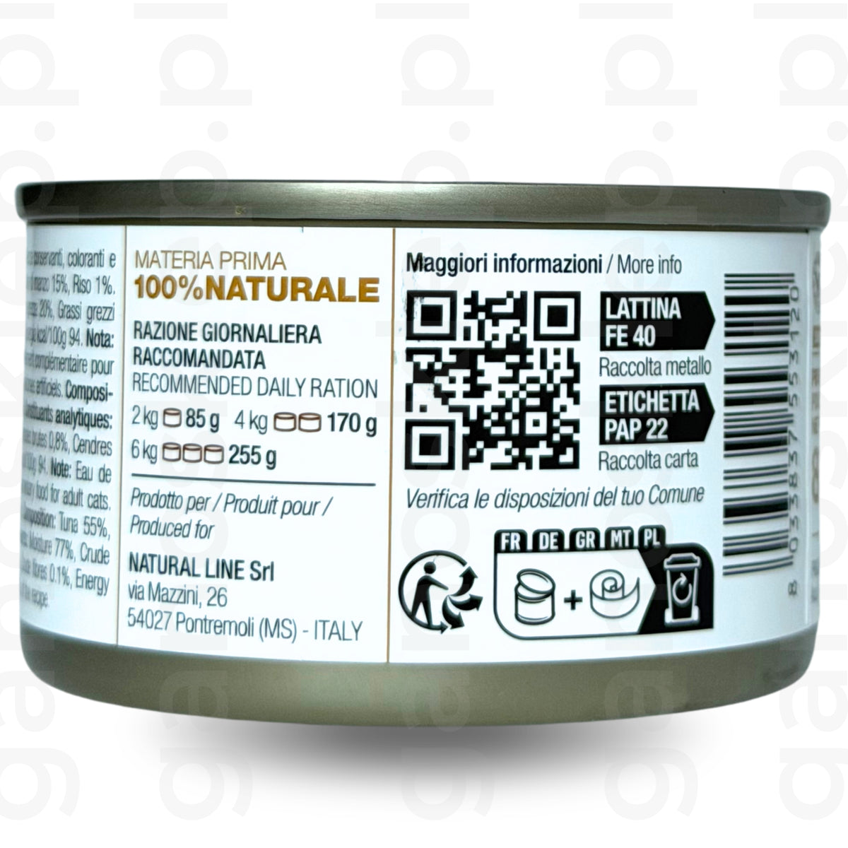 NATURAL CODE Cat 12 – tuńczyk i wołowina (85g)  mokra karma dla kota
