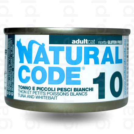 NATURAL CODE Cat 10 – tuńczyk i młode ryby (85g)