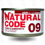 NATURAL CODE 09 – tuńczyk i krewetki (85g)  mokra karma dla kota