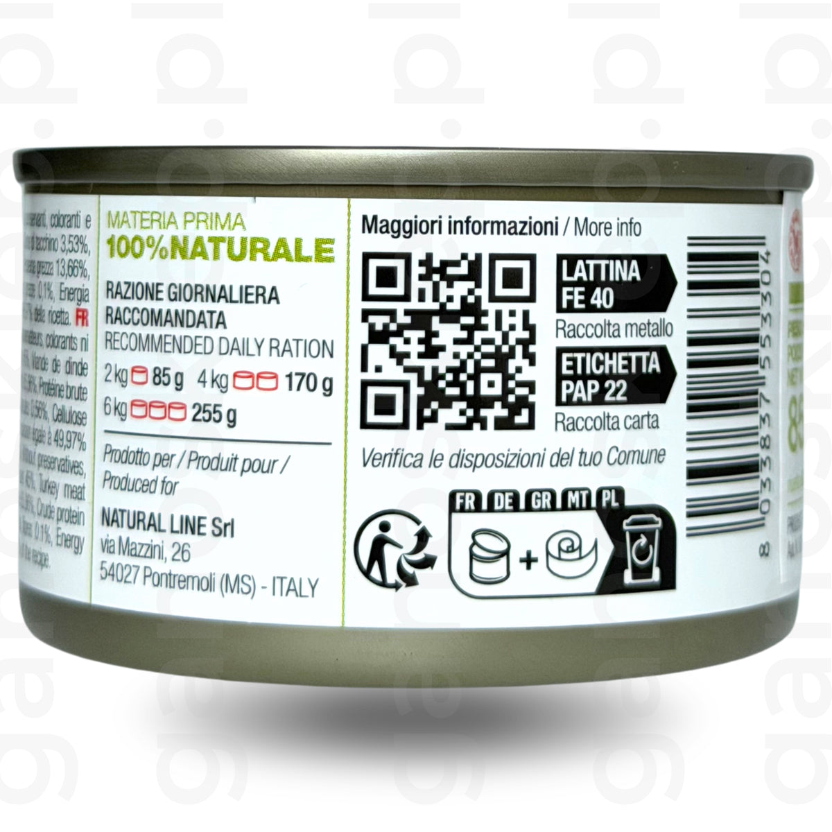 NATURAL CODE 30 – kurczak i indyk w galarecie (85g) mokra karma dla kota