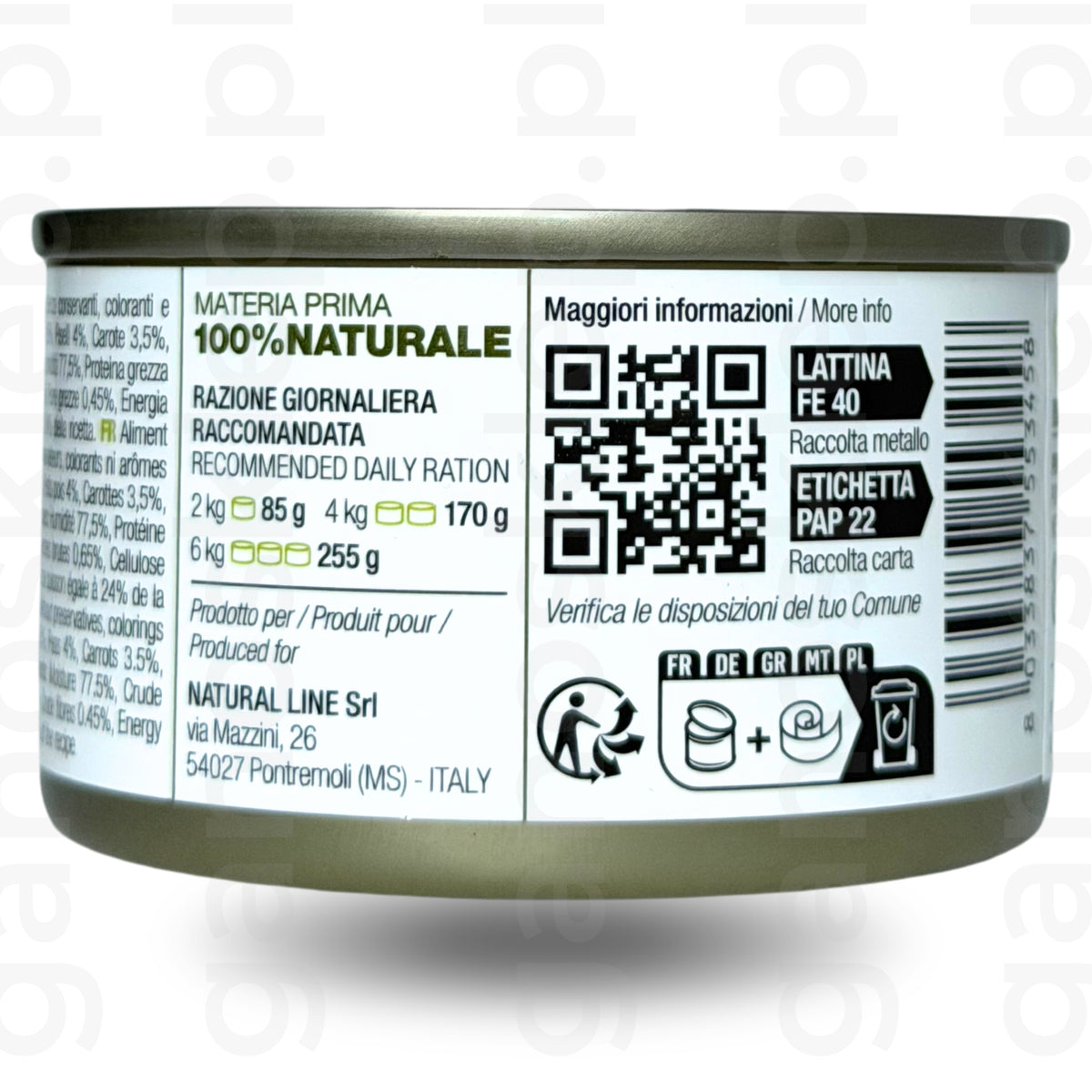 NATURAL CODE 06 – kurczak i warzywa (85g)  mokra karma dla kota