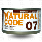 NATURAL CODE 07 – Kurczak i wołowina (85g)  mokra karma dla kota
