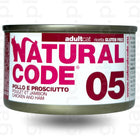NATURAL CODE 05 – kurczak i szynka (85g)  mokra karma dla kota