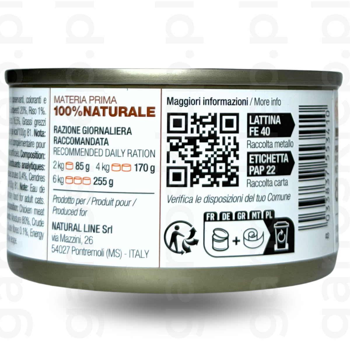 NATURAL CODE 02 – kurczak z krewetkami (85g)  mokra karma dla kota