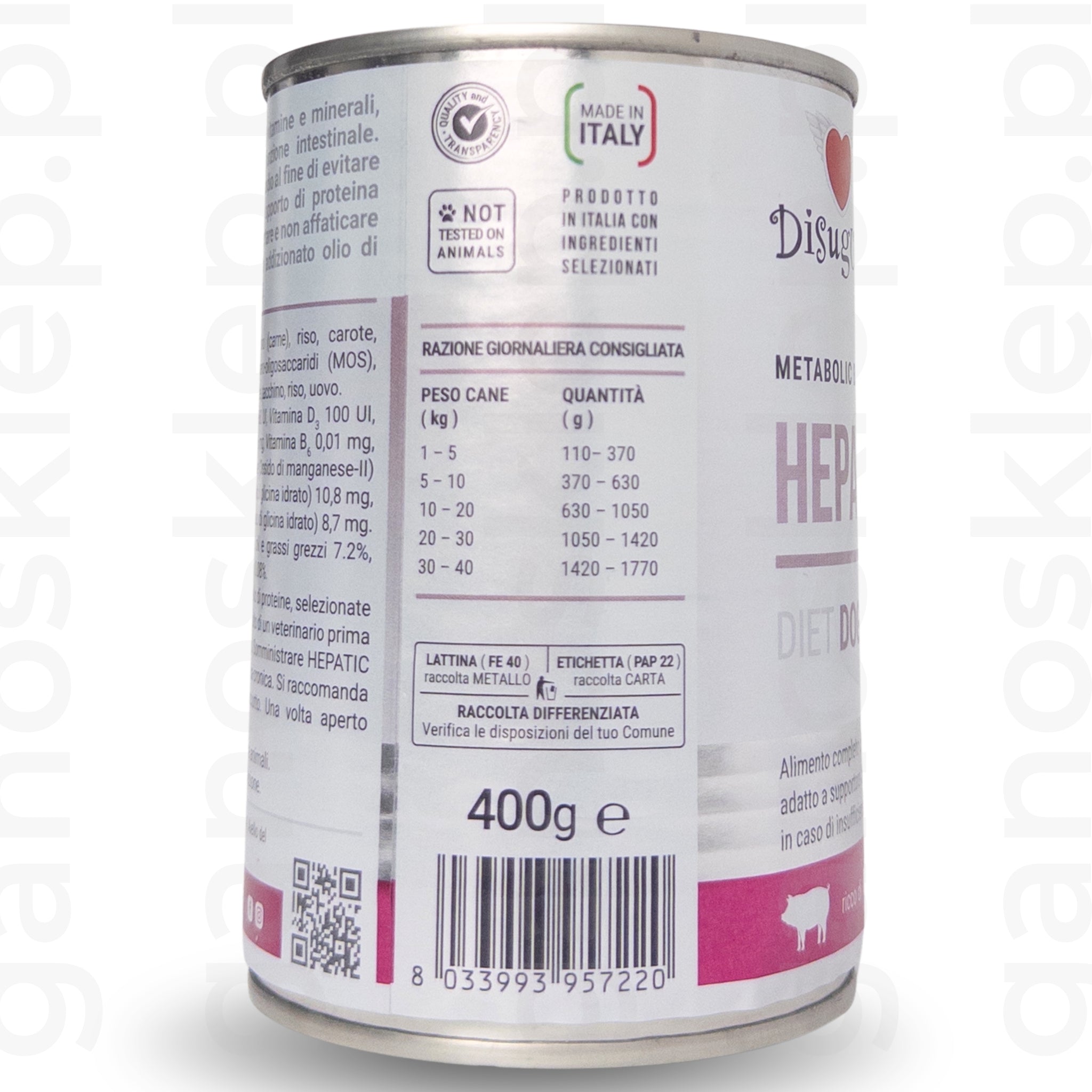 DISUGUAL Hepatic – Wieprzowina (400g)