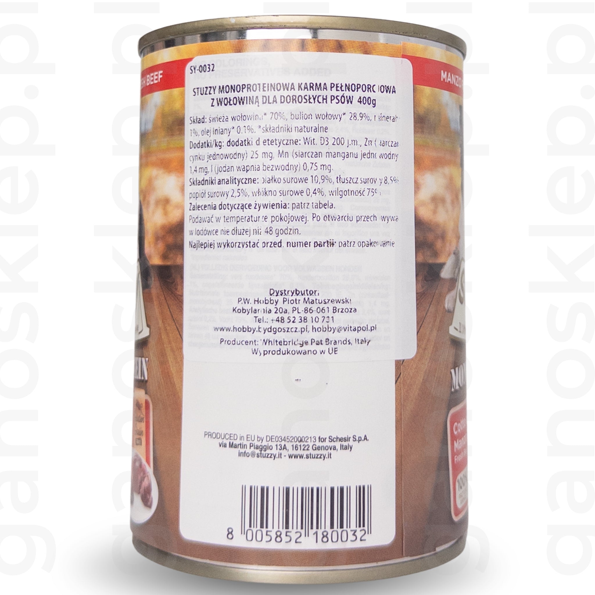 Stuzzy Monoprotein – Wołowina (400g, 800g)