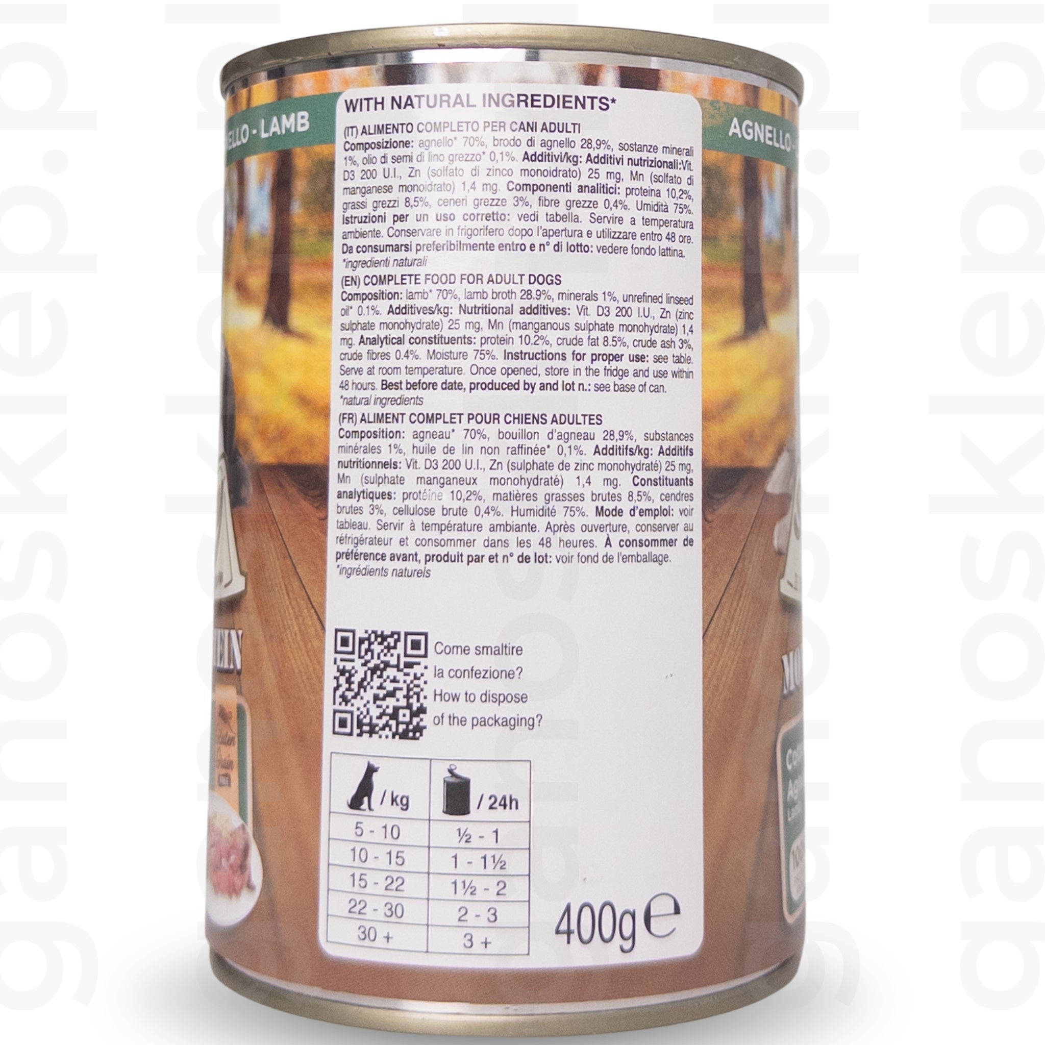 Stuzzy Monoprotein – Jagnięcina (400g, 800g)