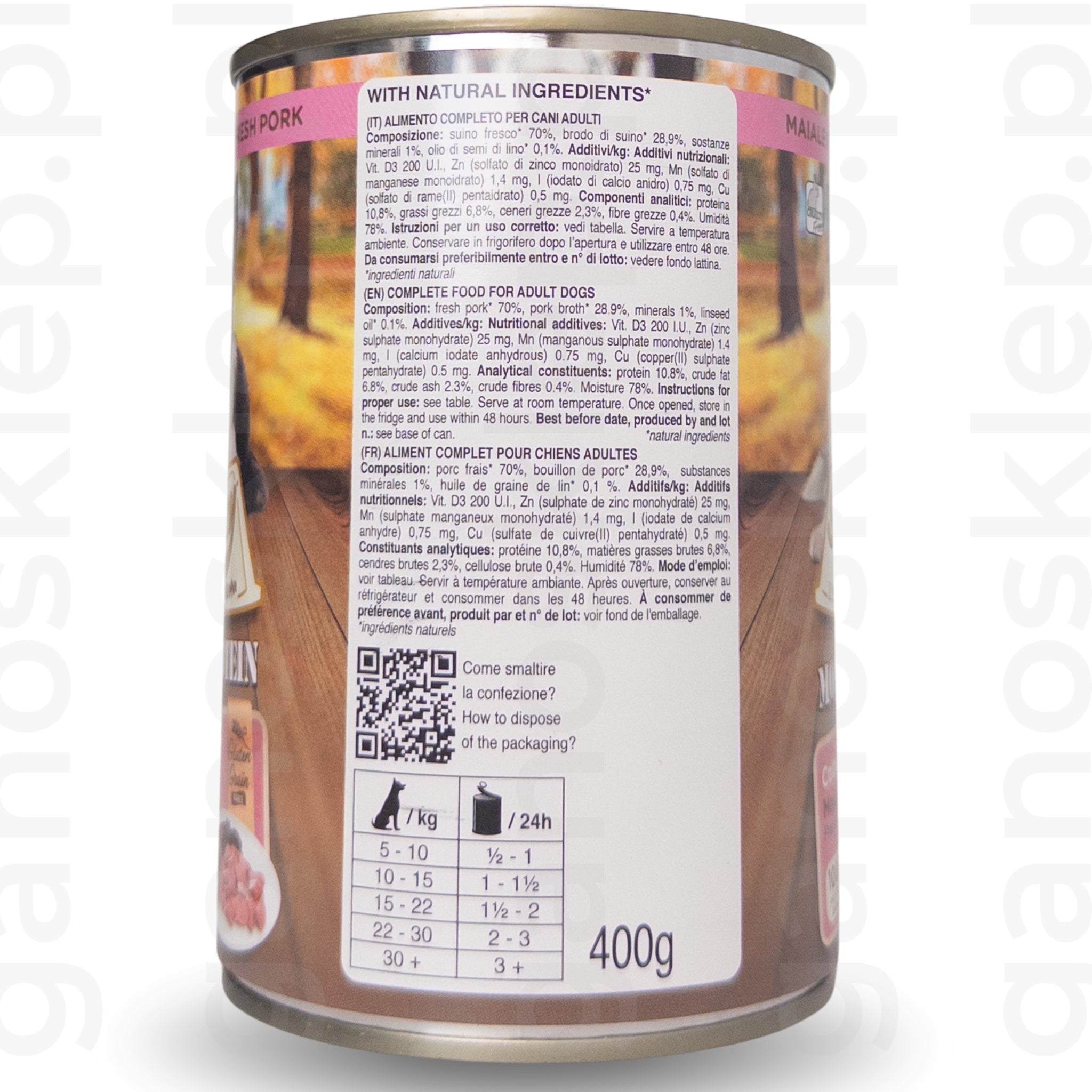 Stuzzy Monoprotein – Wieprzowina (150g, 400g, 800g)