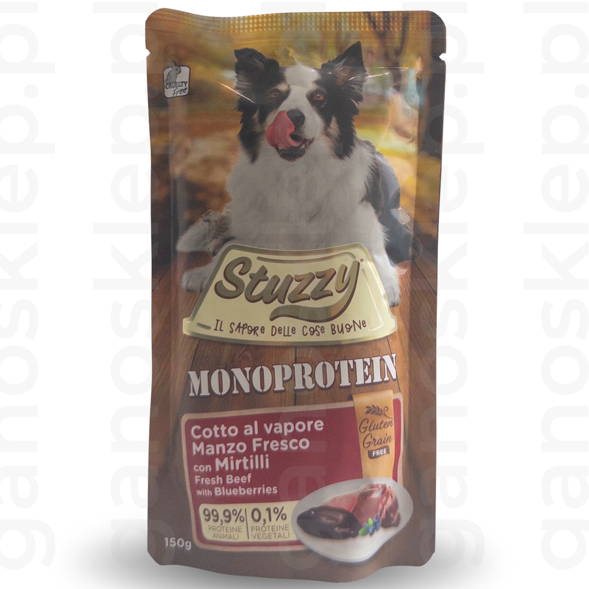 Stuzzy Monoprotein – Wołowina z jagodami (150g)