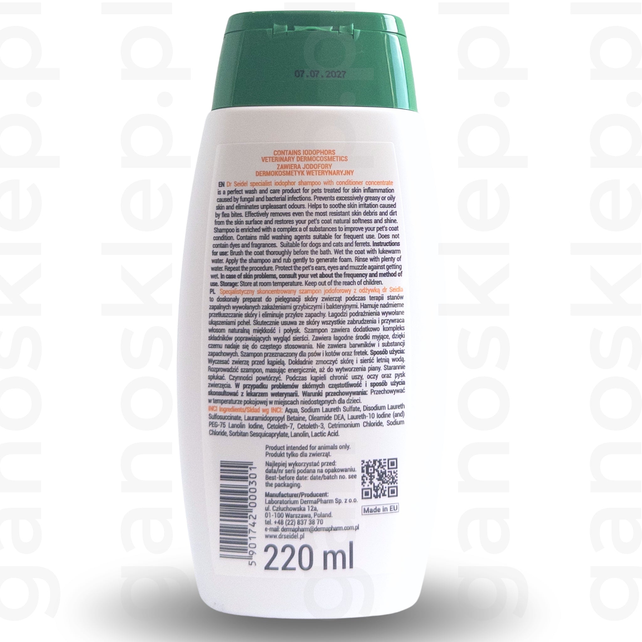 Dr Seidel szampon jodoforowy z odżywką (220 ml)