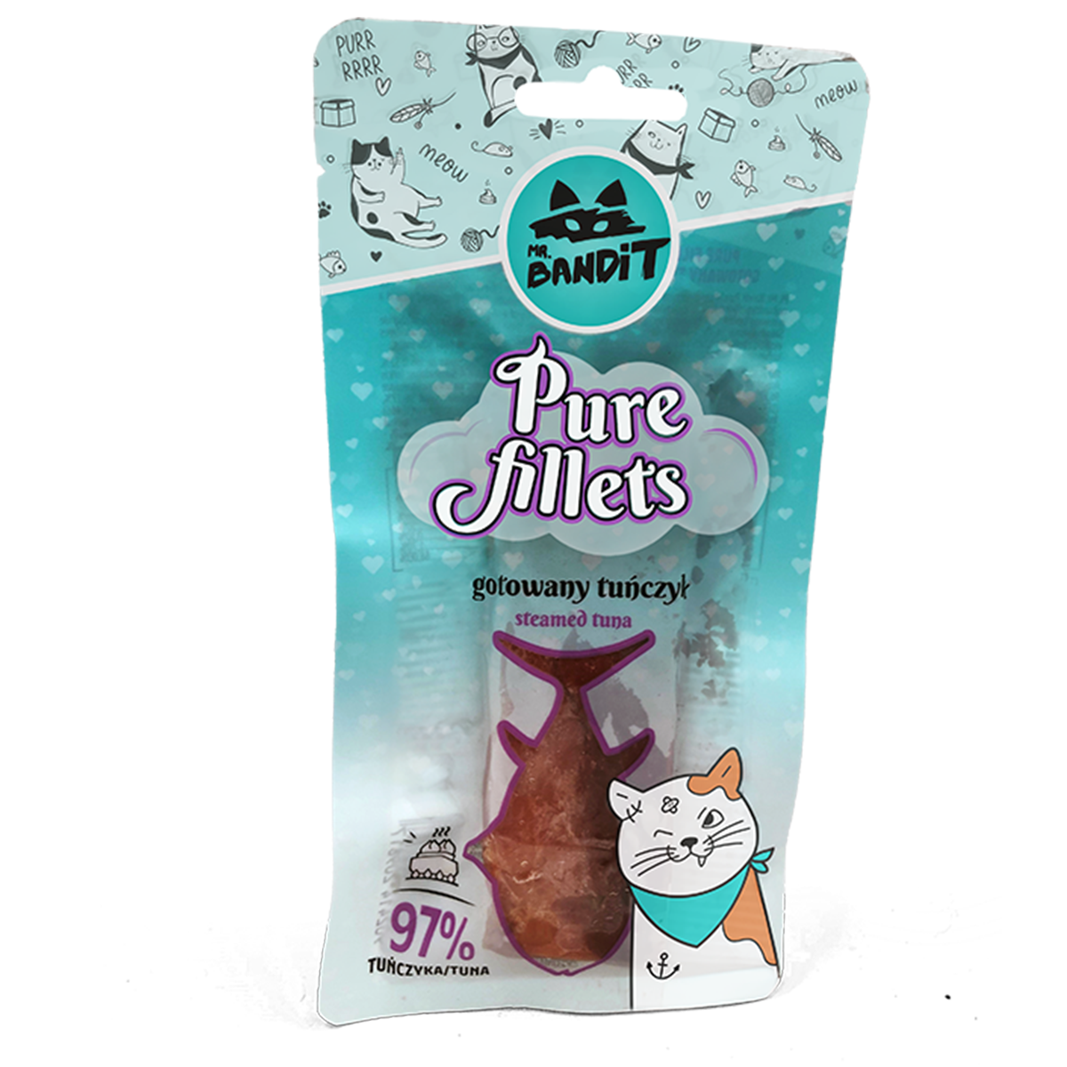 Mr. BANDIT Pure Fillets gotowany tuńczyk (30g)