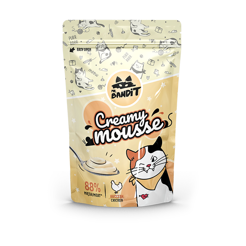 Mr. BANDIT Creamy mousse z kurczakiem (60g)