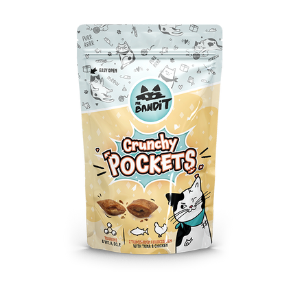Mr. BANDIT Crunchy Pockets z tuńczykiem i kurczakiem (40g)