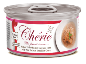Cherie real meat Mieszanka tuńczyka i krewetek (80g)