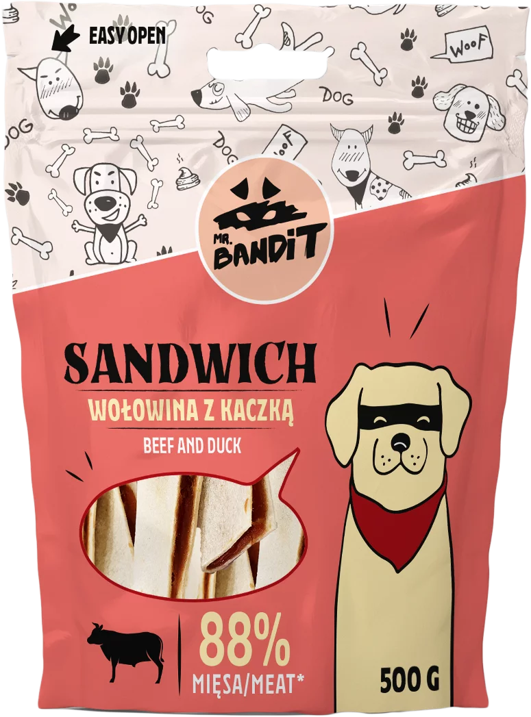 Mr. Bandit SANDWICH – Wołowina z kaczką (500g)
