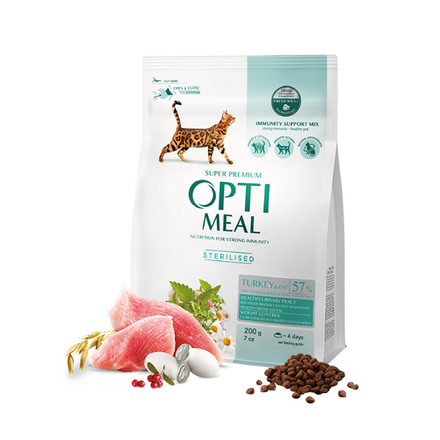OPTIMEAL Sterilised – Indyk i Owies (700g)