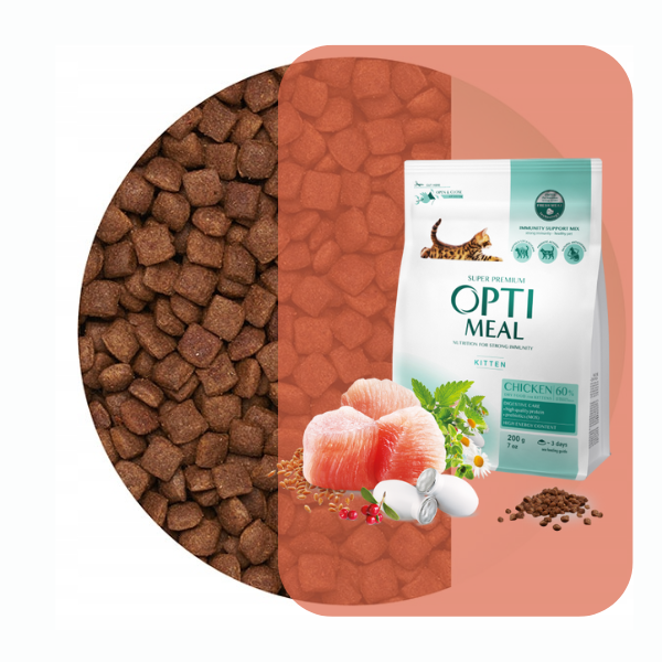 OPTIMEAL Kitten – Kurczak (700g)