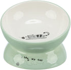 TRIXIE Podwyższona miska ceramiczna z kotem (0,15l)