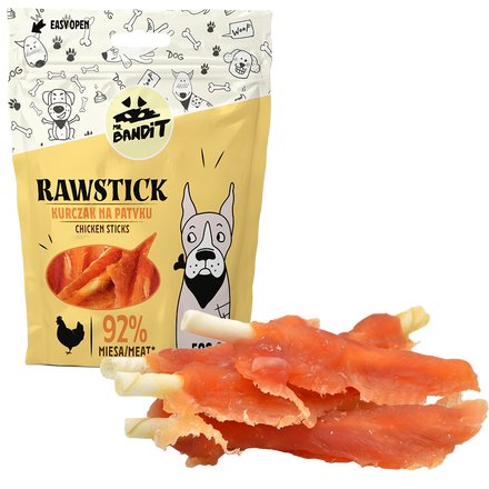 Mr. Bandit RAWSTICK – Kurczak na patyku (500g)
