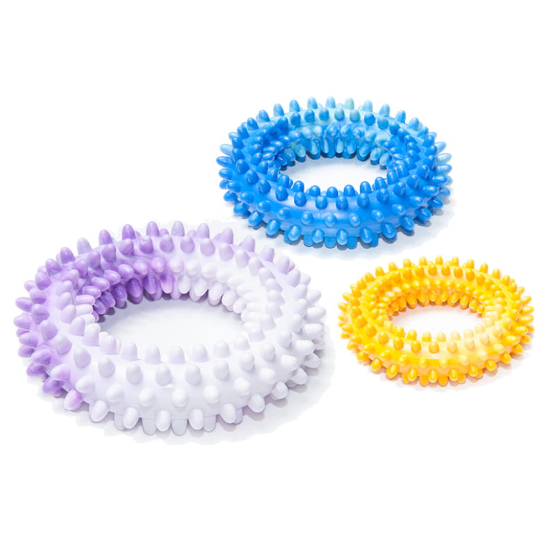 SUM PLAST Zabawka zapachowa Ringo z kolcami (10cm, 12cm, 14cm)