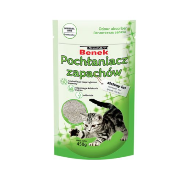 Super Benek Pochłaniacz zapachu Mineral line (Lawenda, Zielony las) (450g)