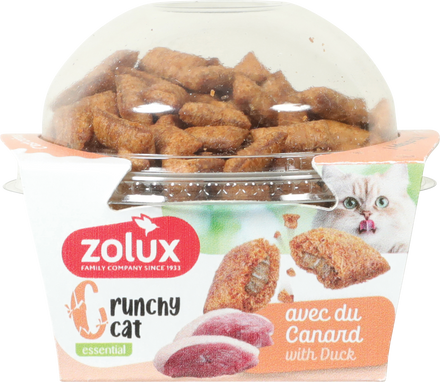 Zolux Crunchy Cat – kaczka (80 g)