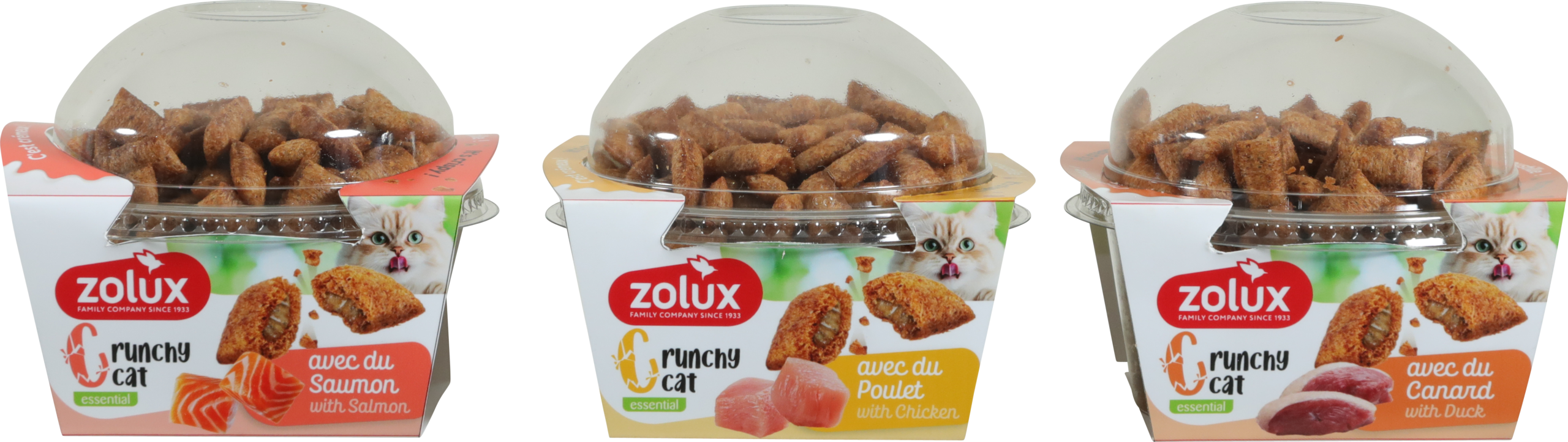 Zolux Crunchy Cat – kurczak (80 g)