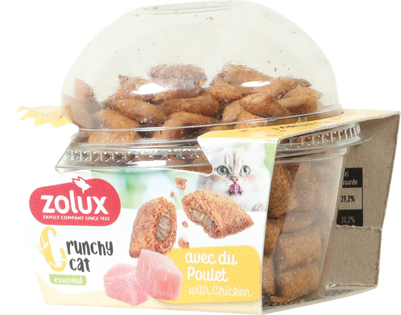 Zolux Crunchy Cat – kurczak (80 g)