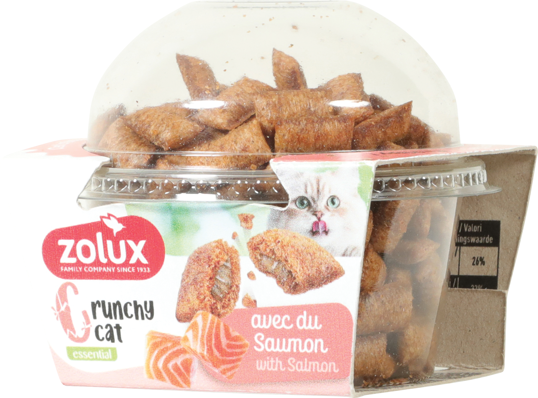 Zolux Crunchy Cat – łosoś (80 g)