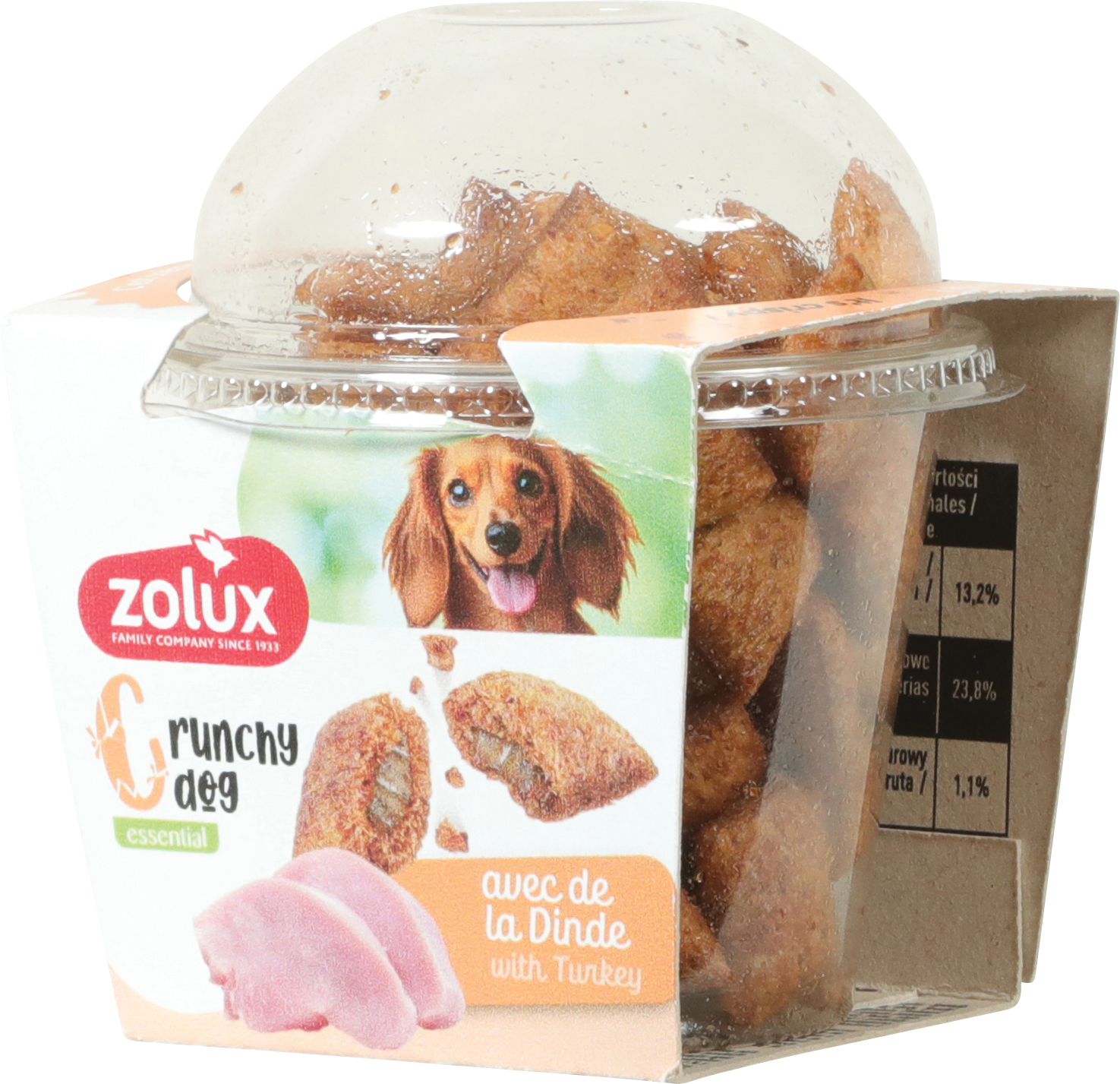 Zolux Crunchy Dog – indyk (75g)