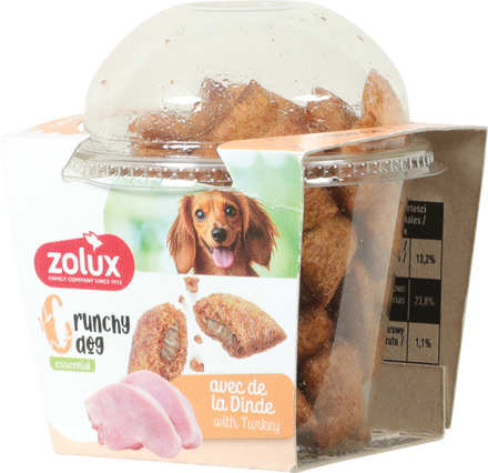 Zolux Crunchy Dog – indyk (75g)