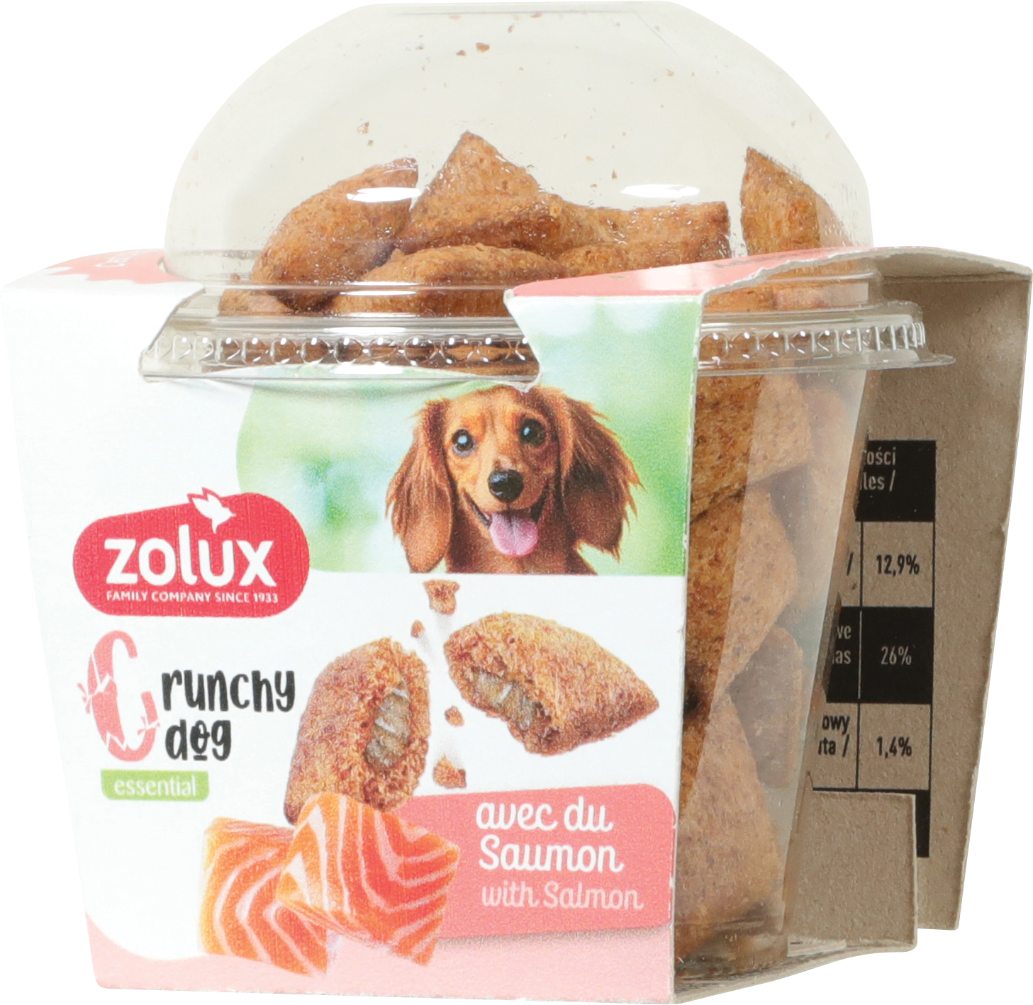 Zolux Crunchy Dog – łosoś (75 g)