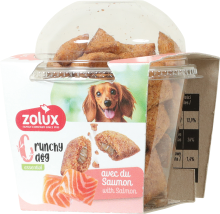 Zolux Crunchy Dog – łosoś (75 g)