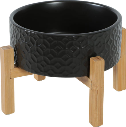 ZOLUX Miska ceramiczna na stojaku dla psa – czarna