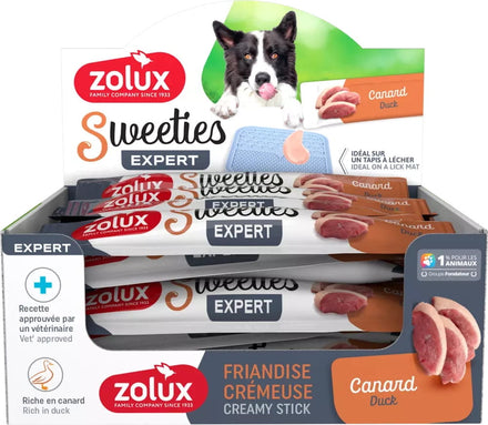 Zolux przysmak kremowy dla psa sweeties kaczka (14 g)