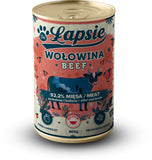 ŁAPSIE monobiałkowa karma z wołowiną (400g)