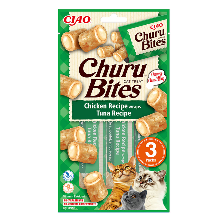 INABA Churu Bites z kurczakiem & tuńczykiem (30g)