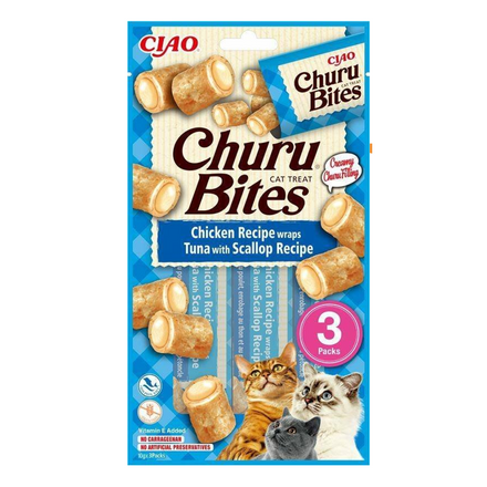 INABA Churu Bites kurczak & tuńczyk z przegrzebkami (30g)