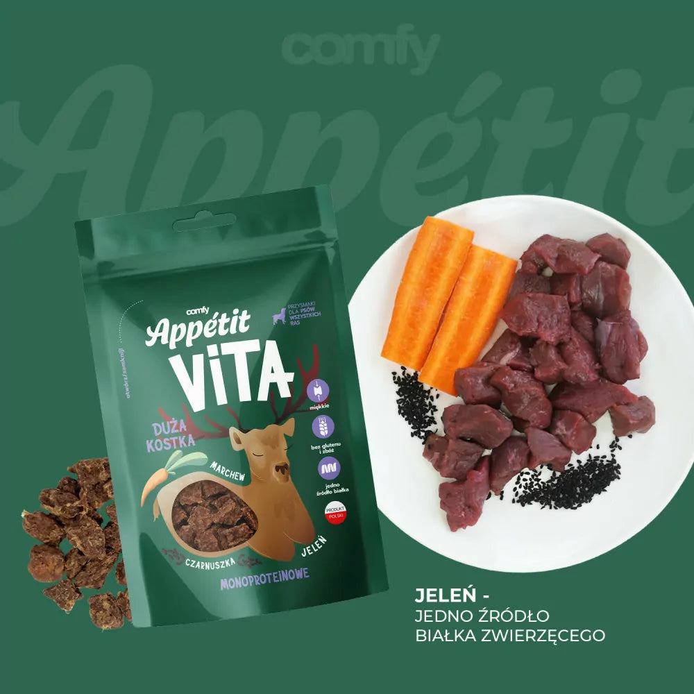 COMFY APPETIT VITA KOSTKA DUŻA JELEŃ (80G)