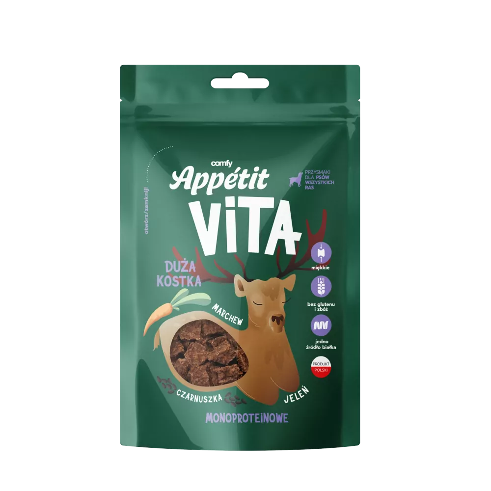 COMFY APPETIT VITA KOSTKA DUŻA JELEŃ (80G)